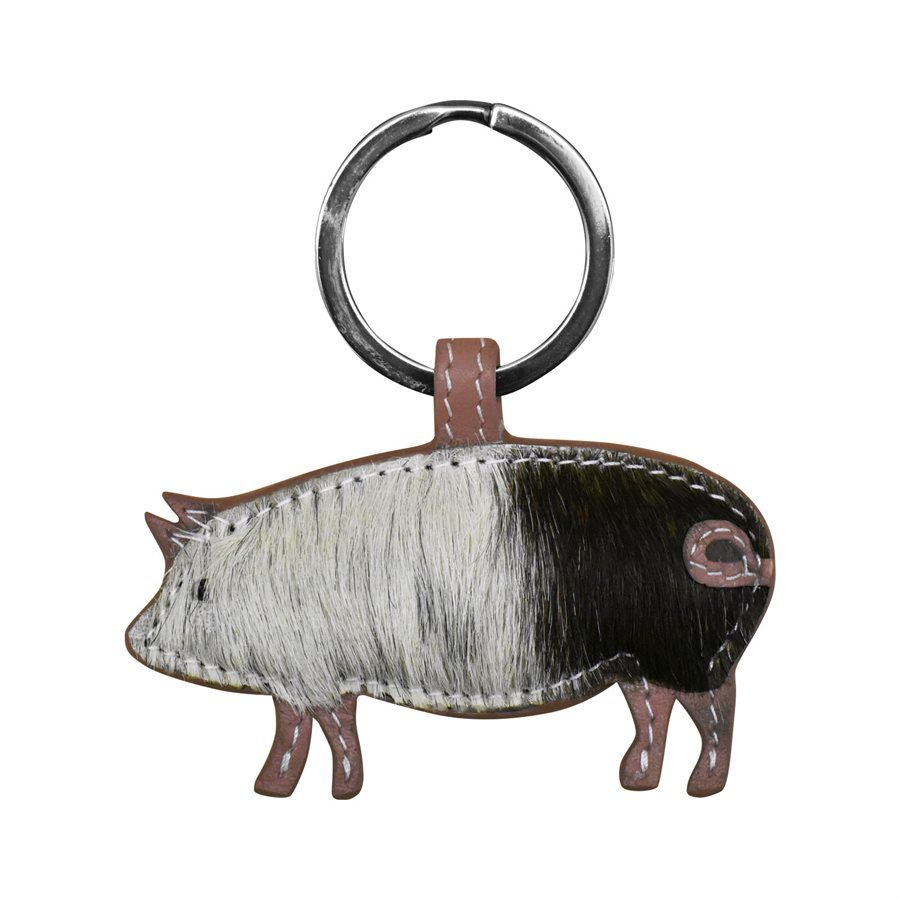 Pig Mauve Key Fob Pig Mauve Key Fob