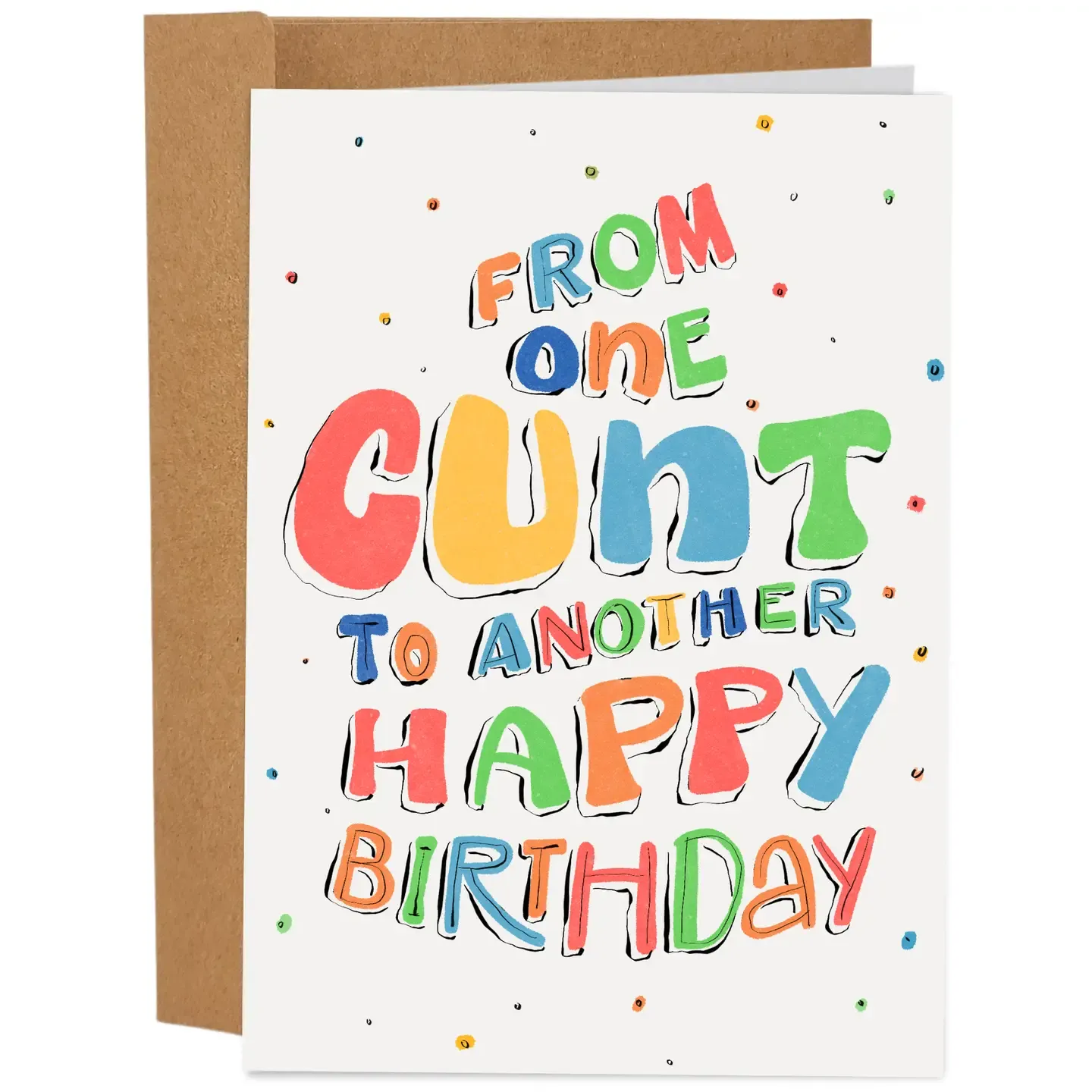 From One Cunt Birthday Card
