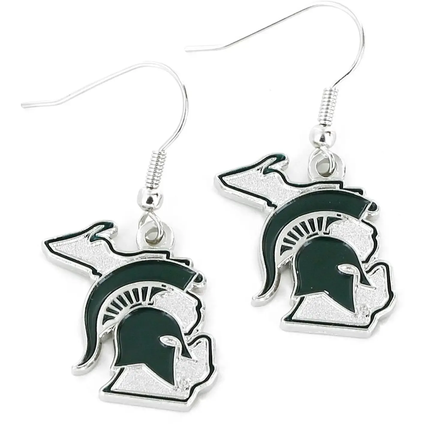 MSU Logo Dangle Earrings