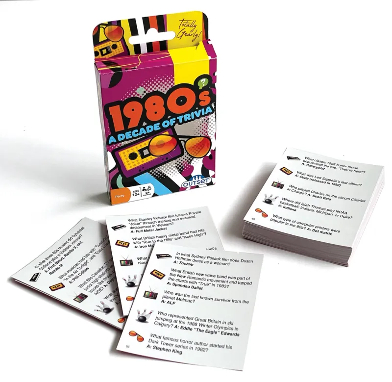1980 Trivia Card Game