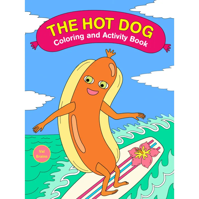 Hot Dog Coloring Book