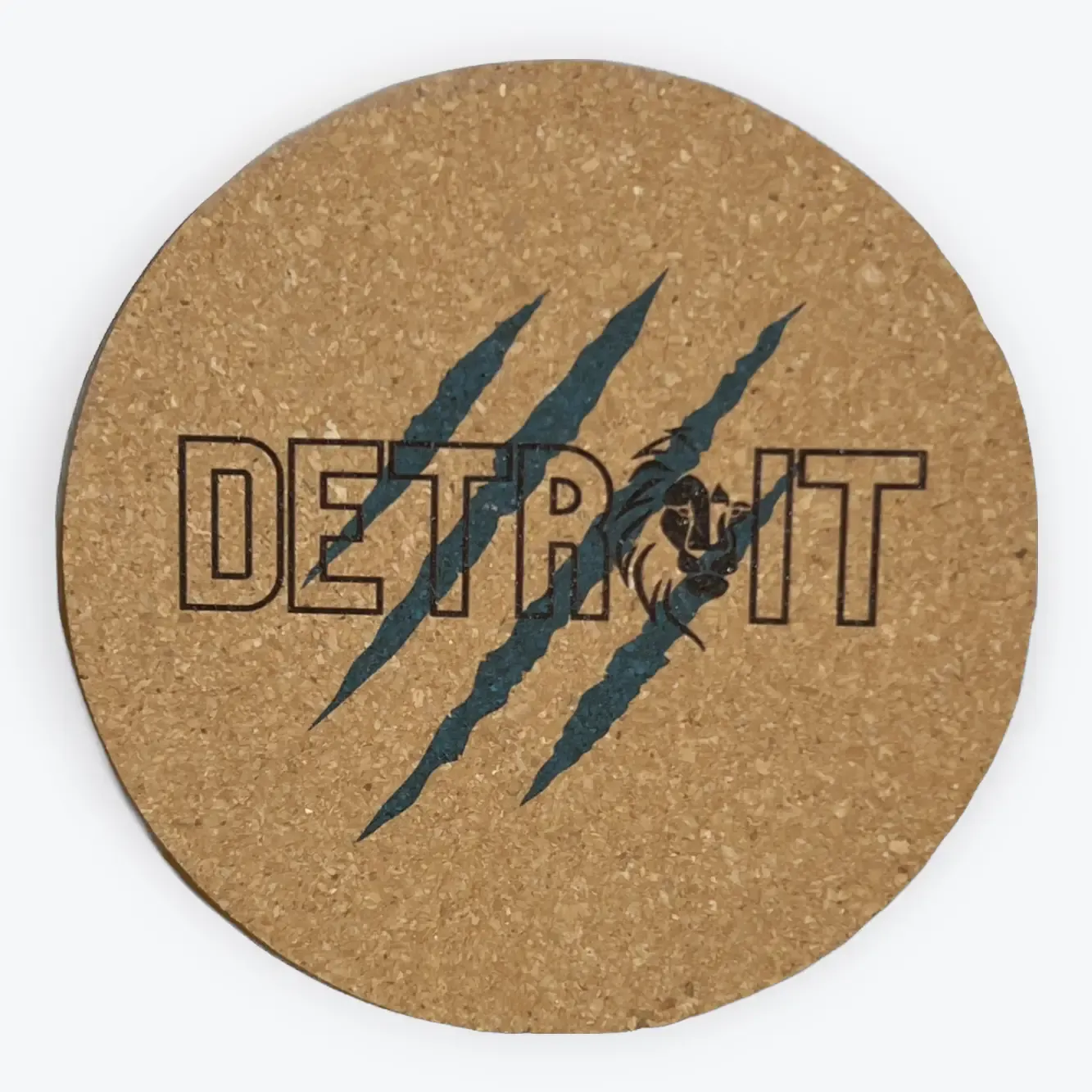 Detroit Claw Cork Coaster