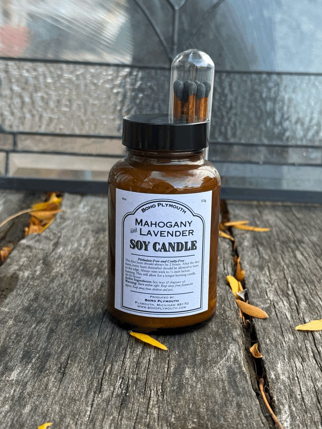 Mahogany &amp; Lavender Candle