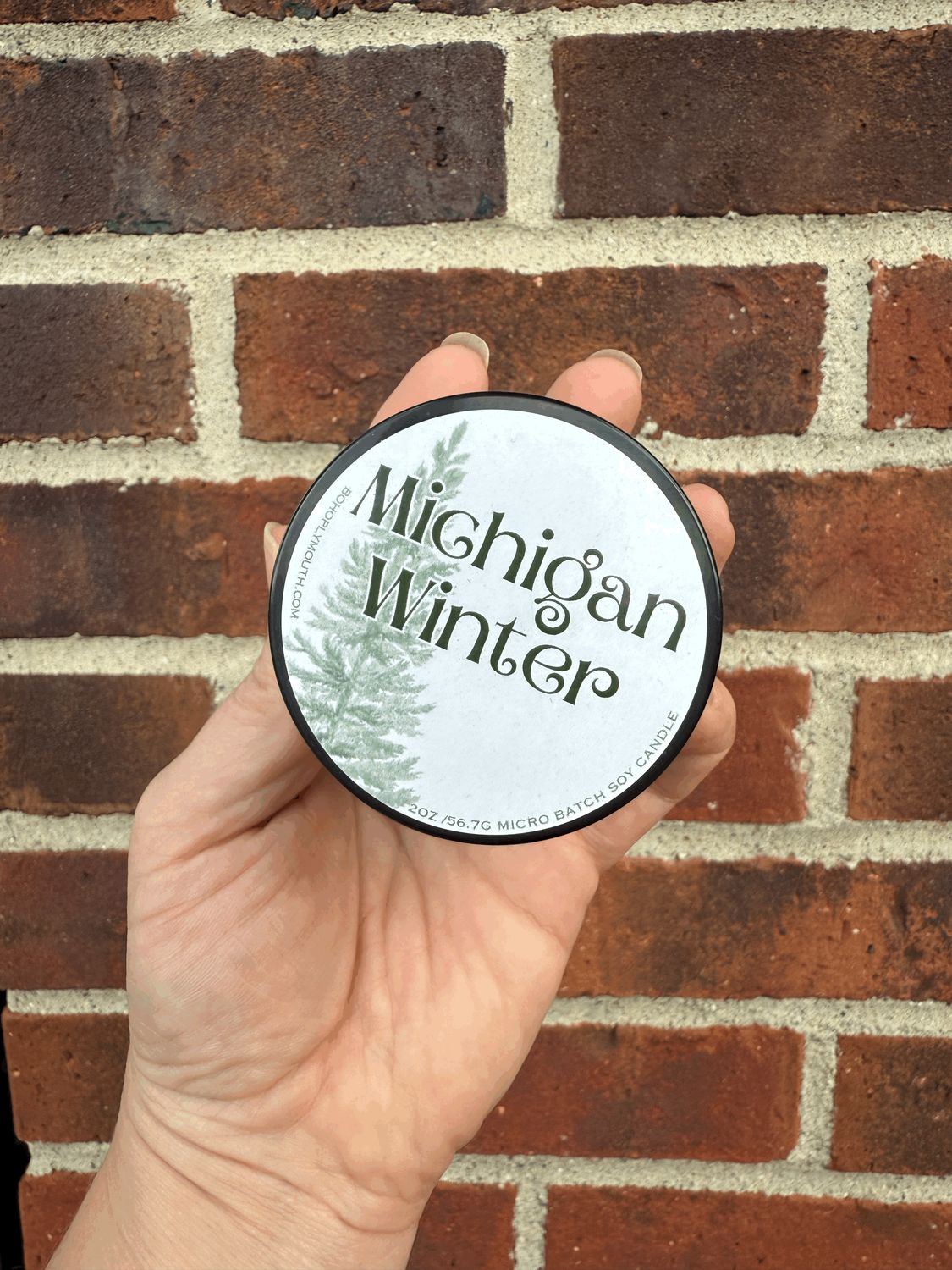 MI Winter 2oz Candle