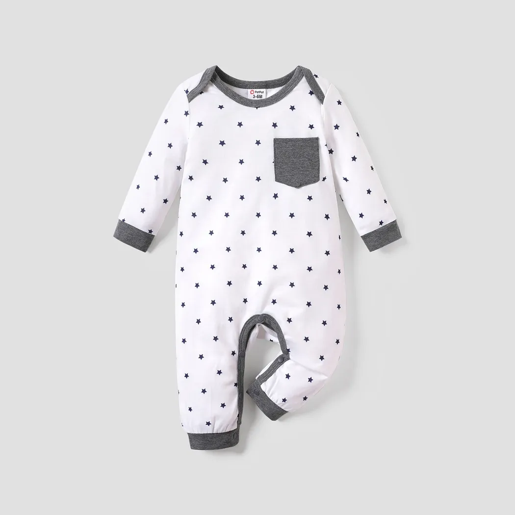 Blue Star Baby Jumpsuit