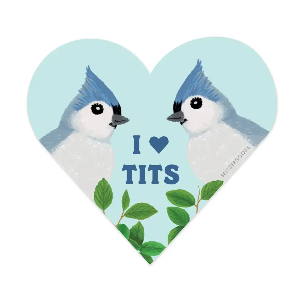 I Heart Tits Sticker