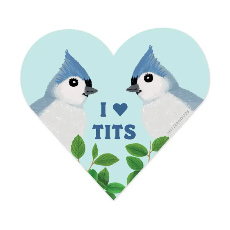 I Heart Tits Sticker