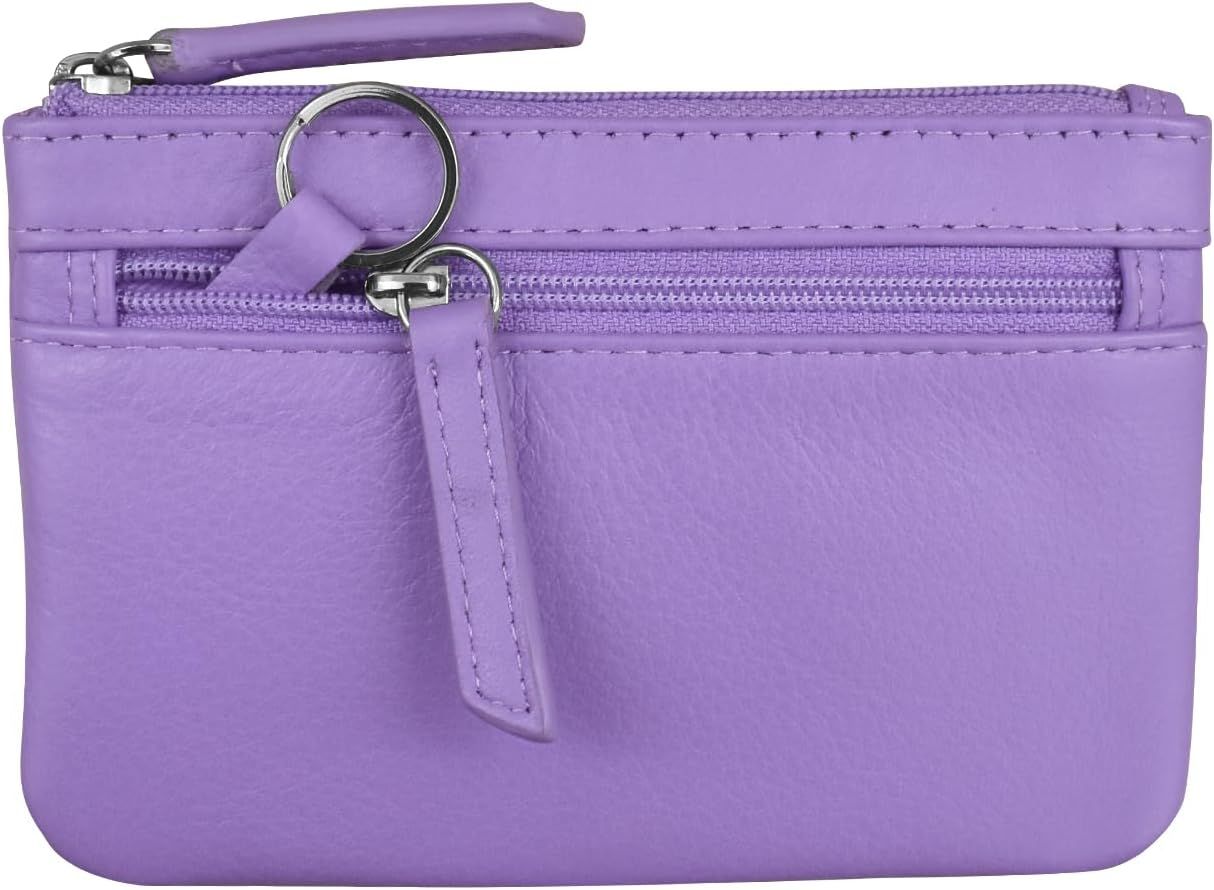 Coin Holder w/Key Ring Amethyst