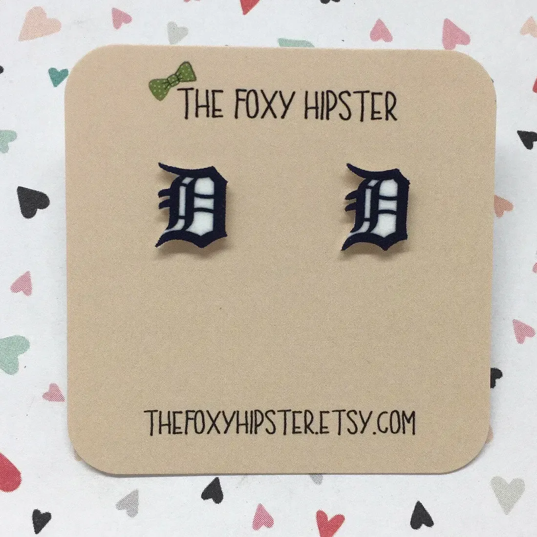 Old English D Earrings Old English D Earrings