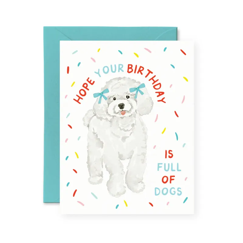 Birthday Full of Dogs Card