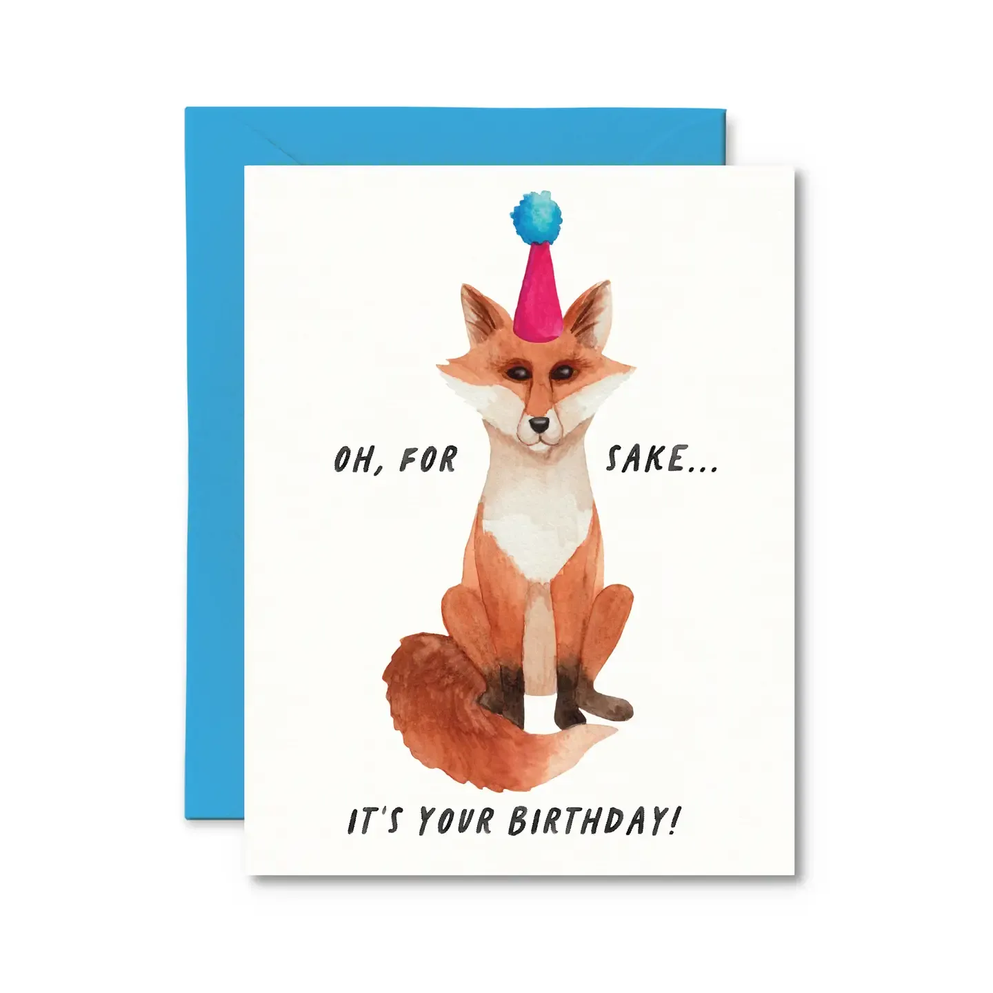 Fox&#39;s Sake Birthday Card