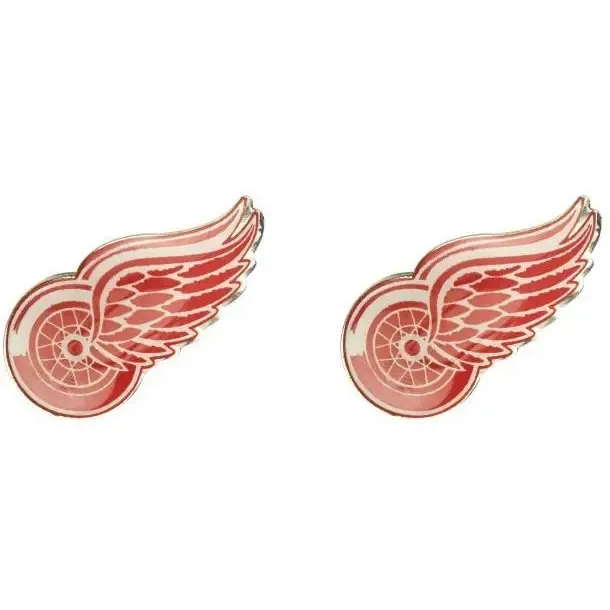 Red Wings Stud Earrings