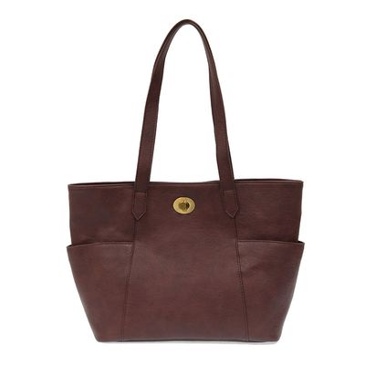 Joy Judy Bordeaux  Turnlock Tote