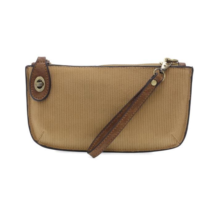 Joy Crossbody Wristlet Camel Corduroy