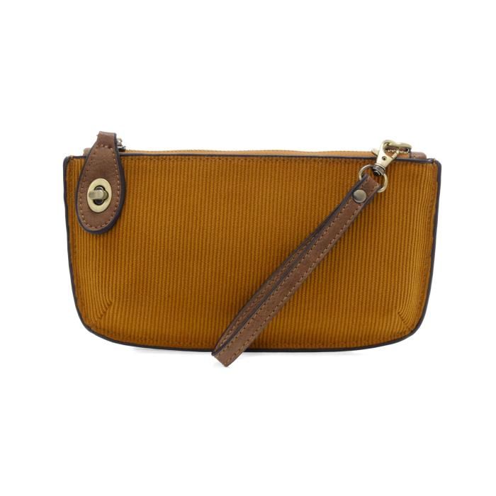 Joy Crossbody Wristlet Dijon Corduroy