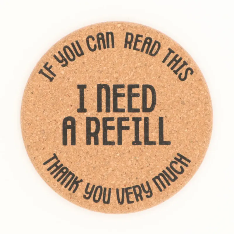 Need a Refill Cork Coaster 