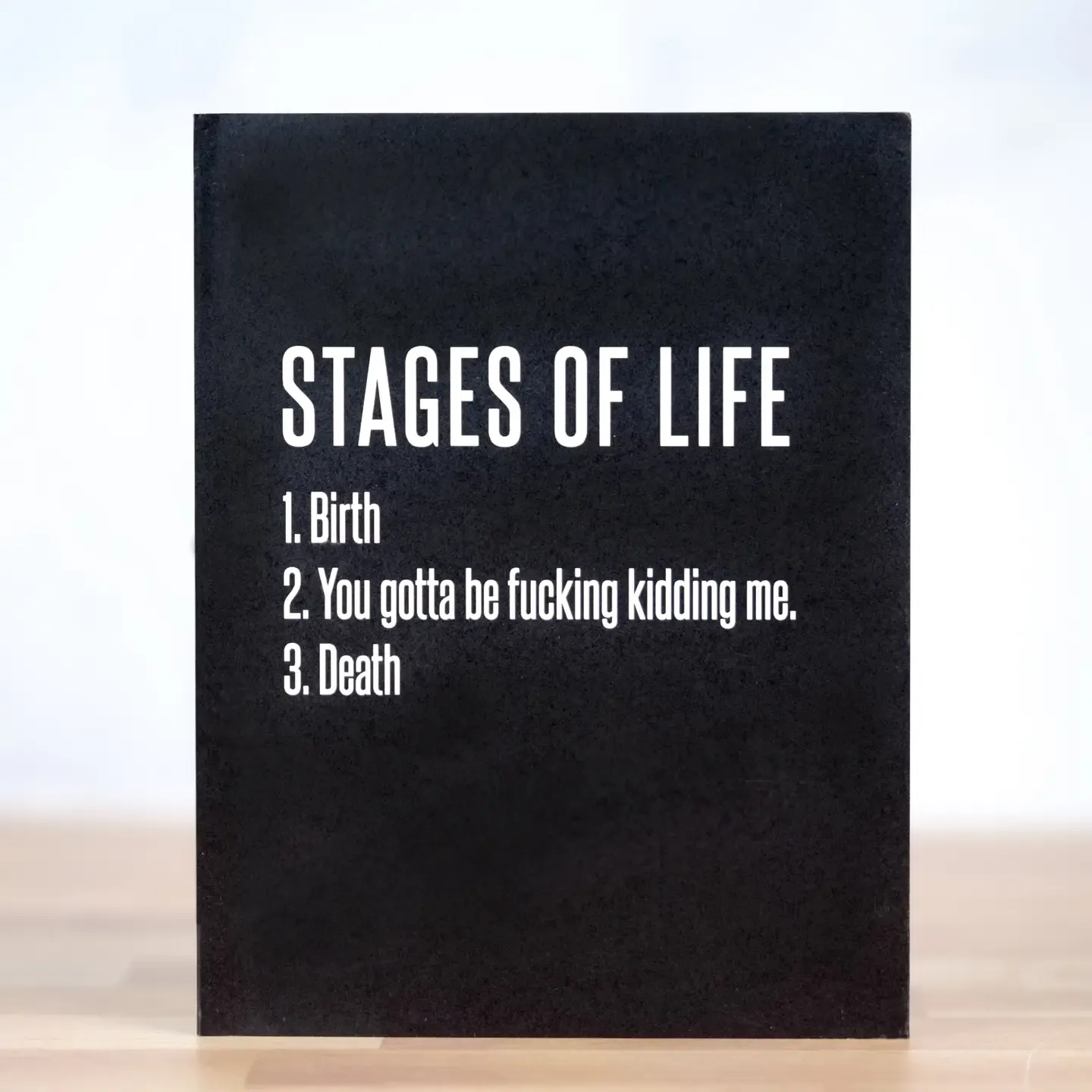 Stages of Life Card