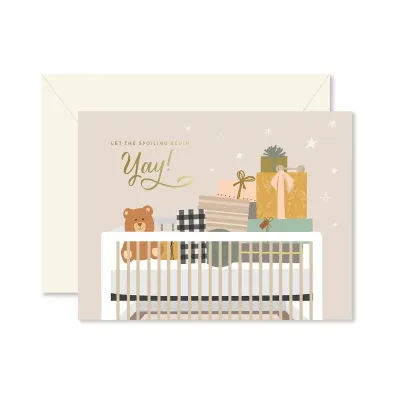 Spoiling Baby Card