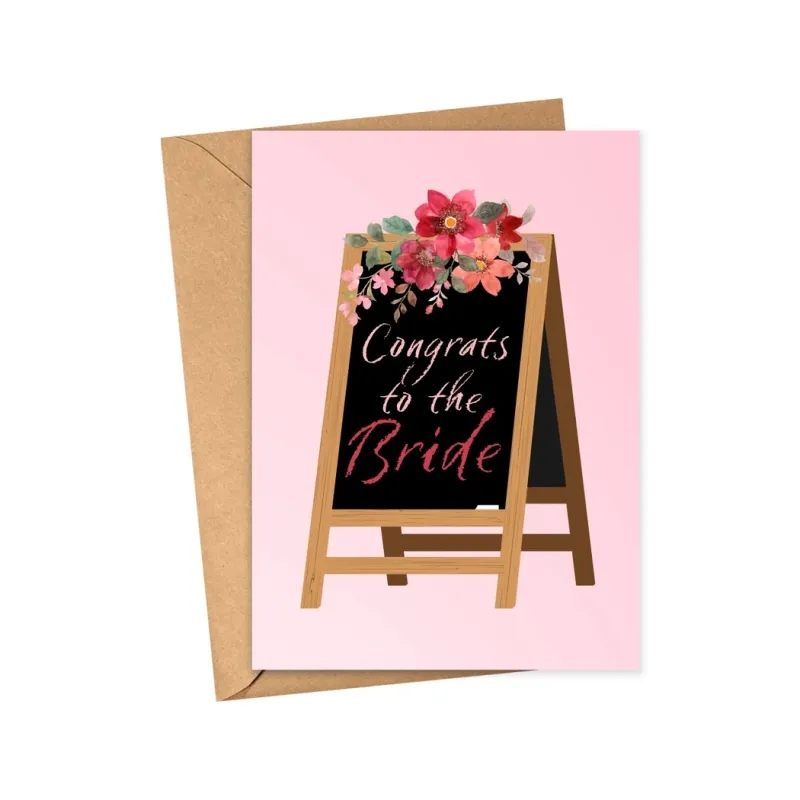 Congrats Chalkboard Card Congrats Chalkboard Card