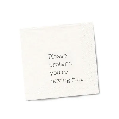Please Pretend Napkins