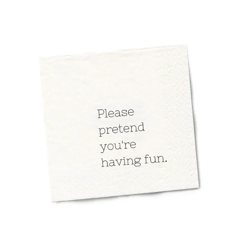 Please Pretend Napkins