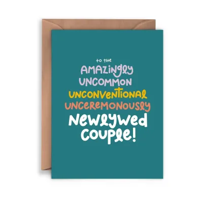Newlywed Couple Card