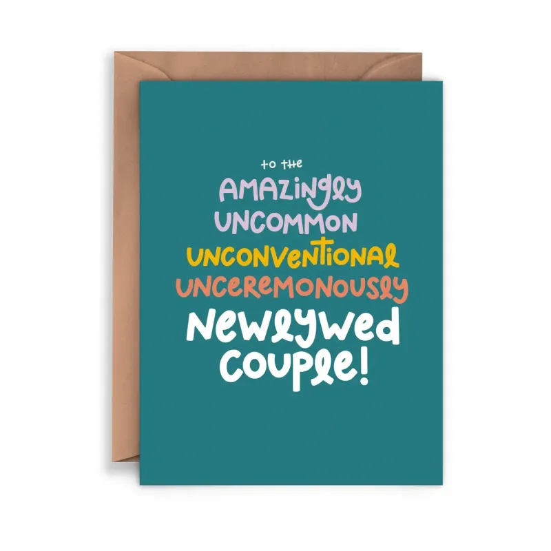 Newlywed Couple Card Newlywed Couple Card