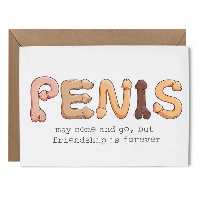 Friendship Boner Card Friendship Boner Card