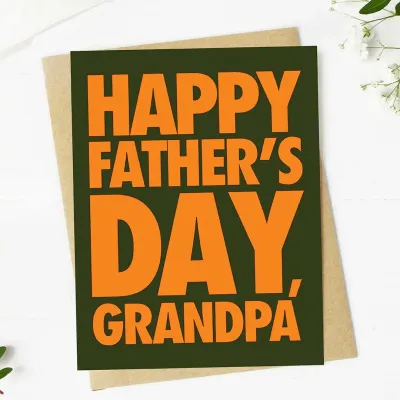 Happy Father's Day Grandpa Card