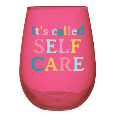 Self Care Wine Glass