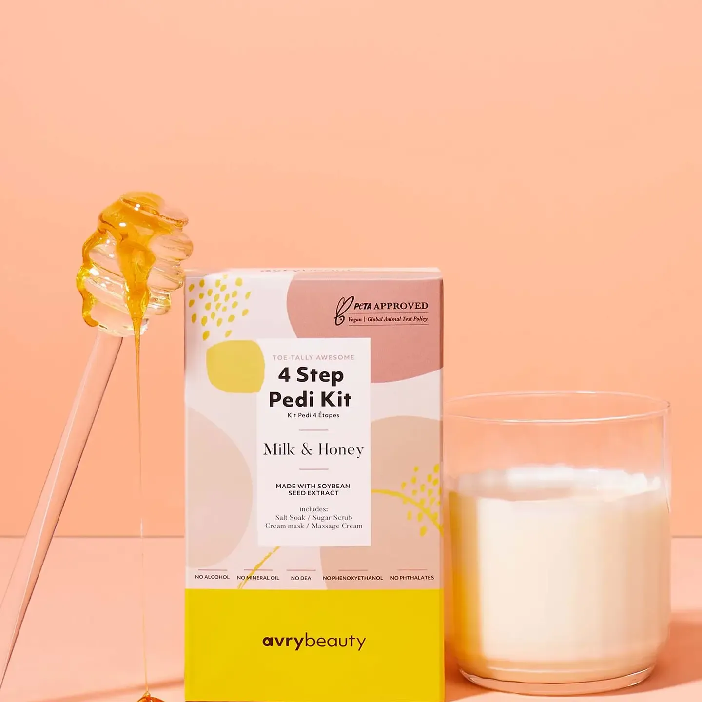 4 Step Pedi Kit- Milk &amp; Honey