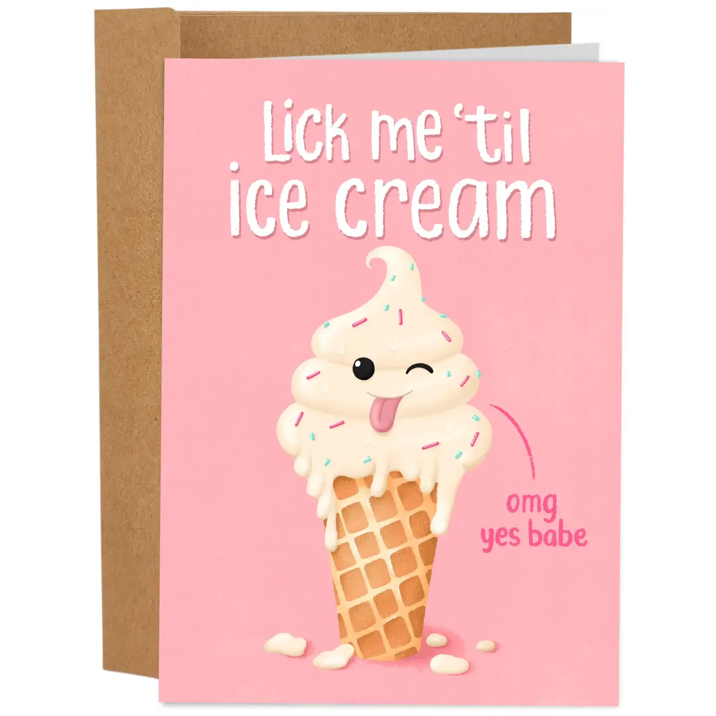Lick Me Card