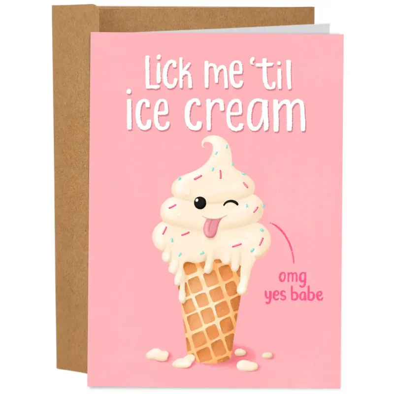 Lick Me Card