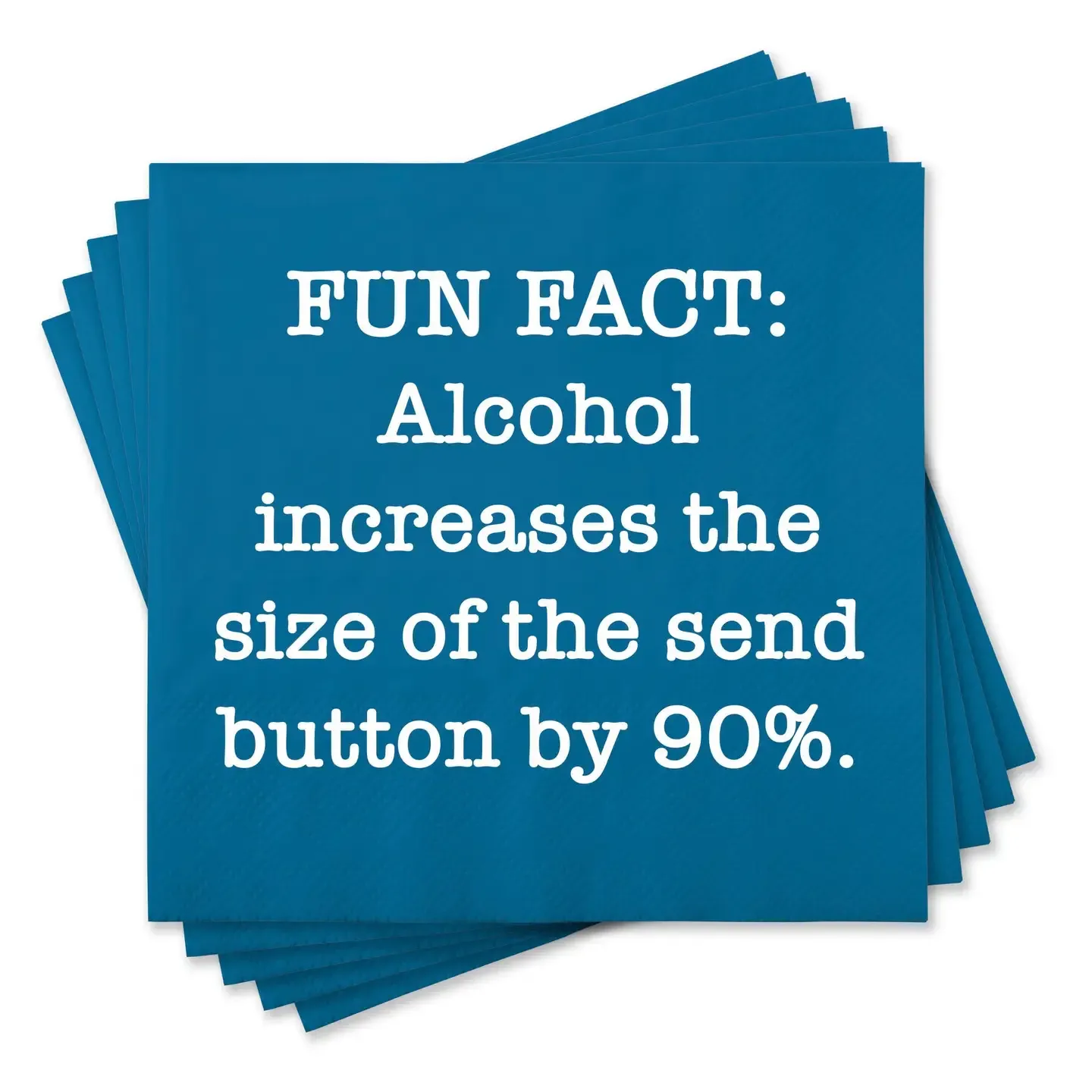 Fun Fact Alcohol Napkins