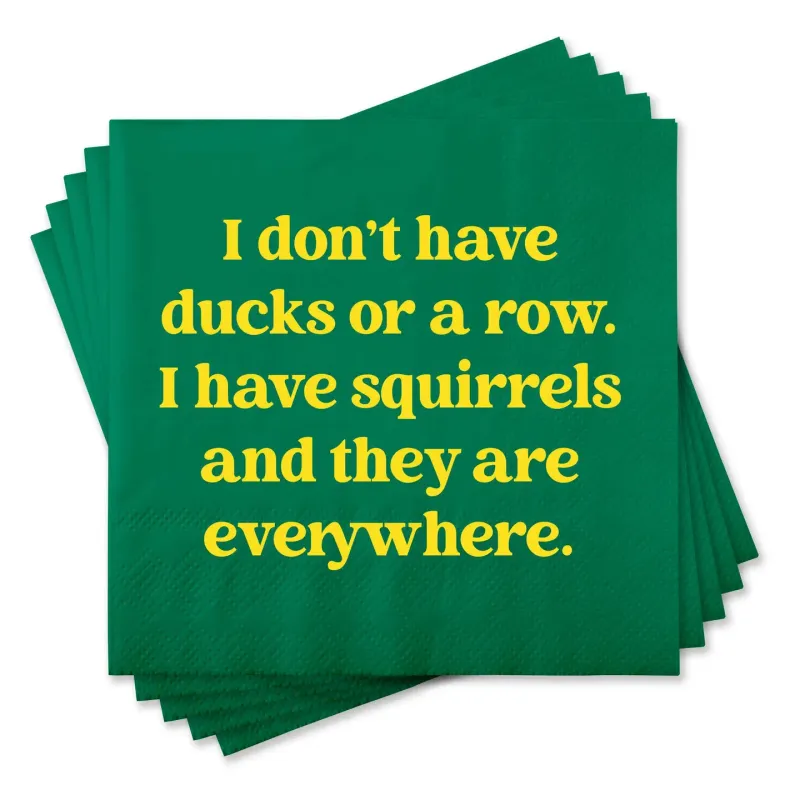 I Have Squirrels Napkins