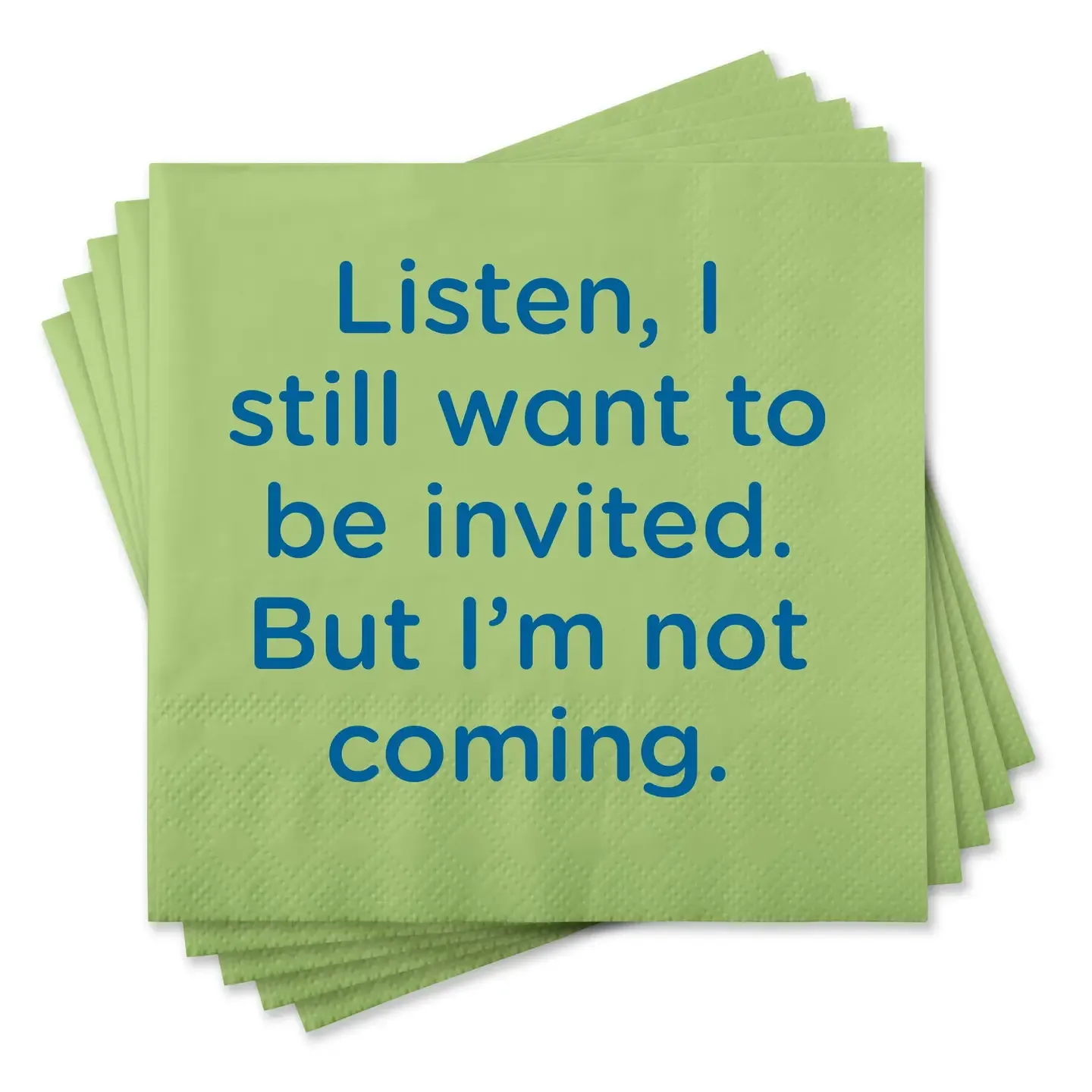Want to be Invited Napkins
