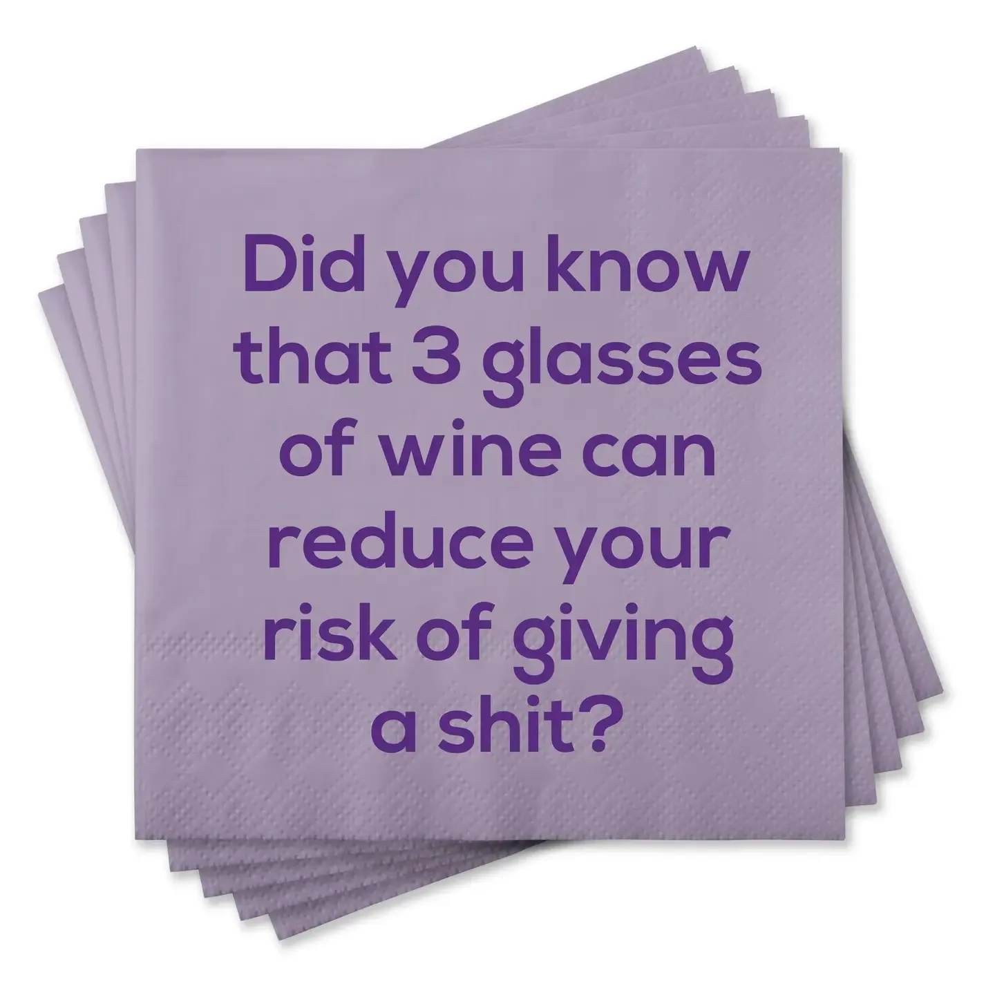 3 Glasses Wine Napkins