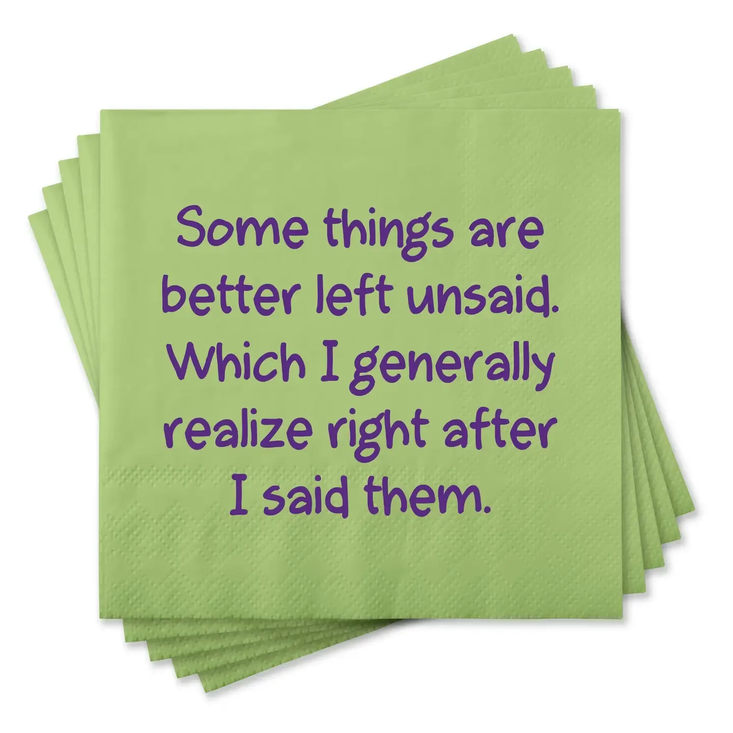 Better Left Unsaid Napkins Better Left Unsaid Napkins