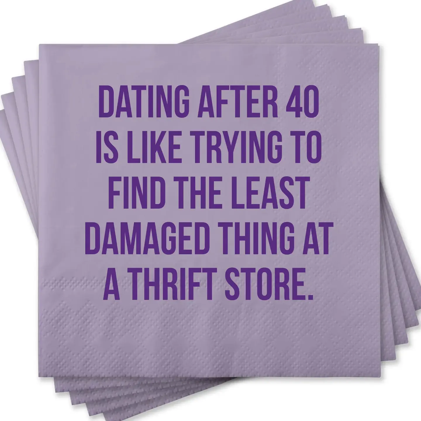 Dating After 40 Thrift Napkins