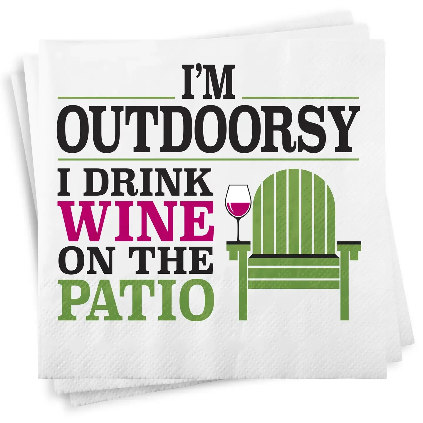 Outdoorsy Patio Napkins Outdoorsy Patio Napkins
