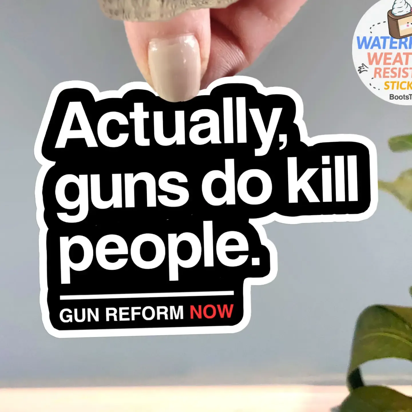 End Gun Violence Sticker End Gun Violence Sticker
