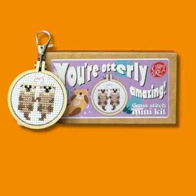 Otter Mini Cross Stitch
