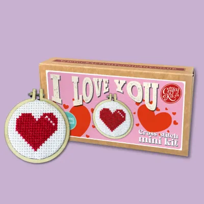 Heart Mini Cross Stitch