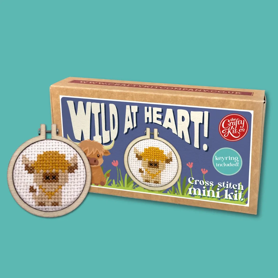 Wild at Heart Mini Cross Stitch