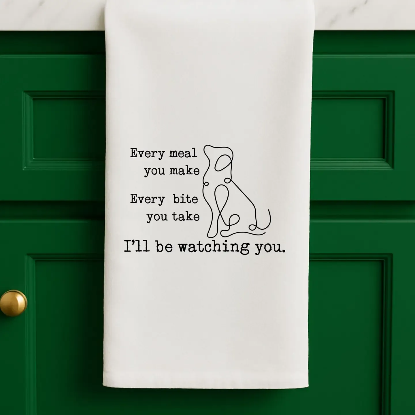 Dog Watching You Towel Dog Watching You Towel