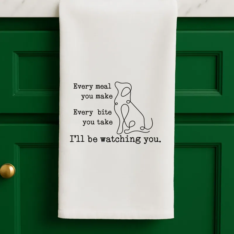 Dog Watching You Towel