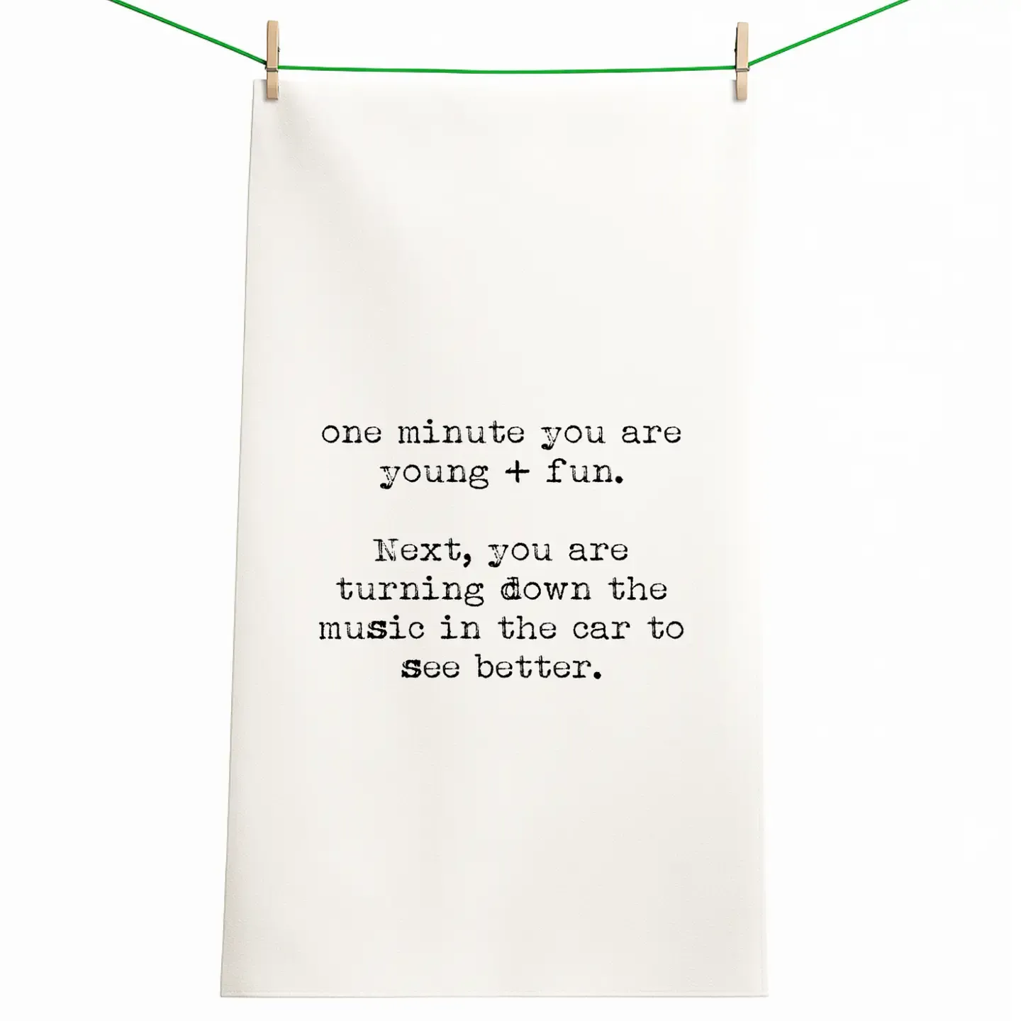 Turn Down Music Towel