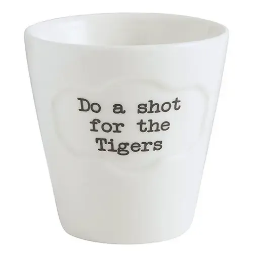 Tigers Ceramic Shot Glass Tigers Ceramic Shot Glass