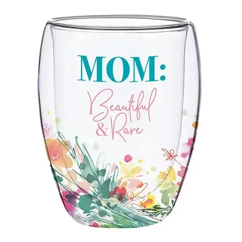Mom Beautiful Wine Glass Mom Beautiful Wine Glass