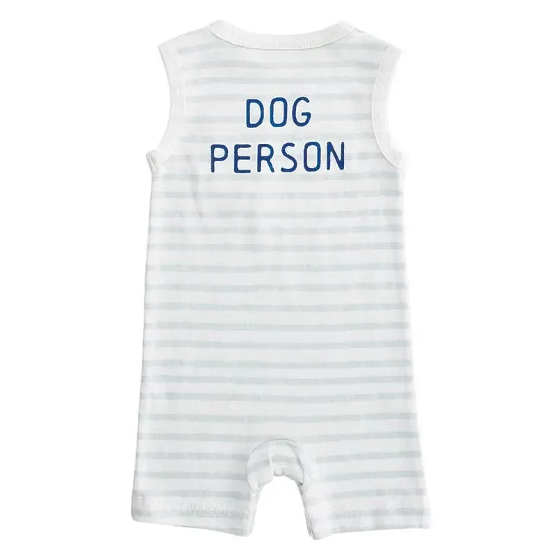 Dog Person Romper 6-12mo